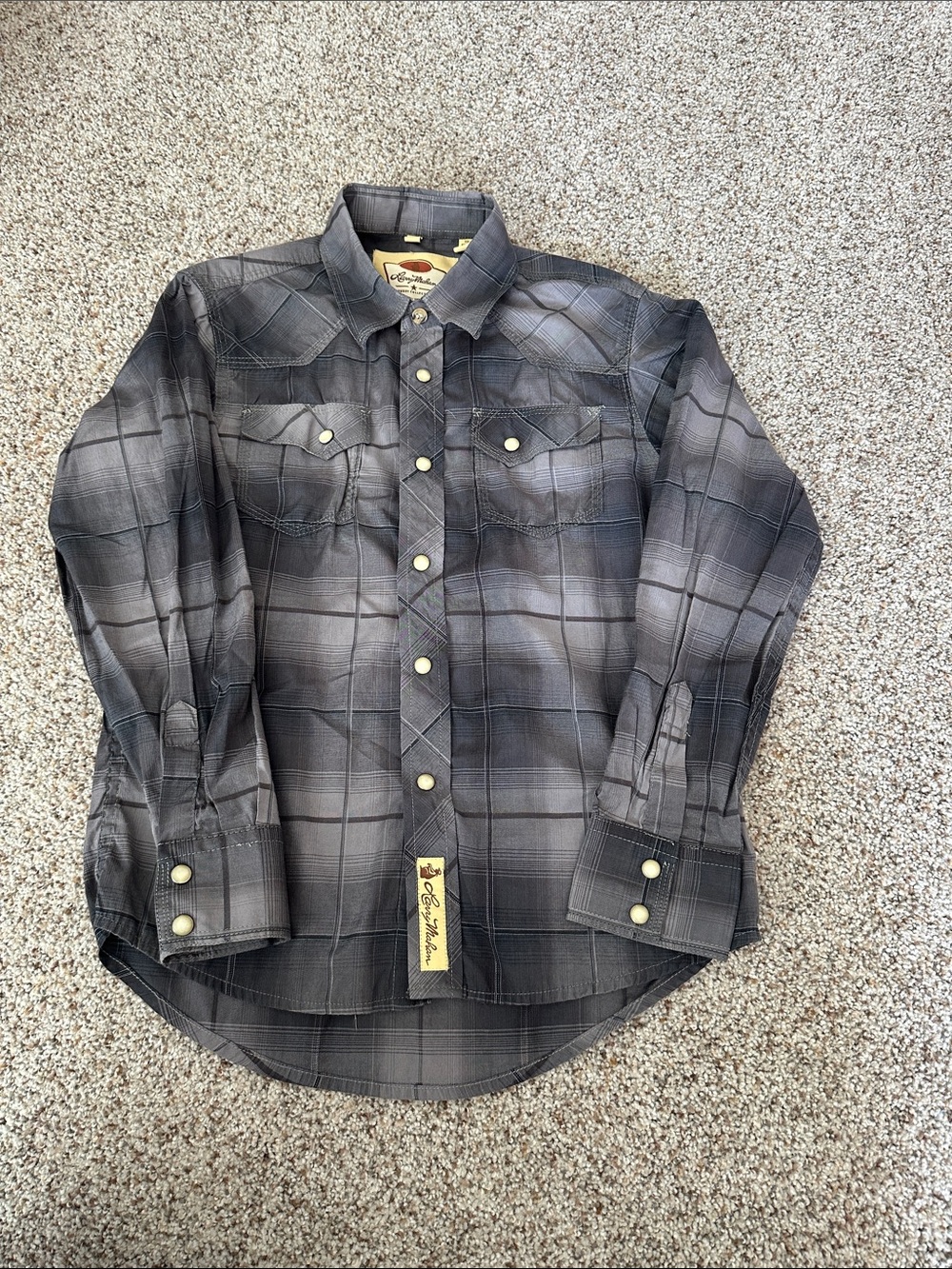 Kids Larry Mahan Long Sleeve Pearl Snap Shirt